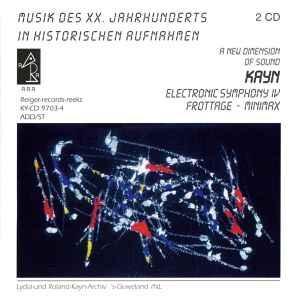 cd - Roland Kayn - Electronic Symphony IV, Cd's en Dvd's, Cd's | Overige Cd's, Zo goed als nieuw, Verzenden