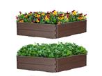 Coast 120 x 120 cm verhoogde bed zeskoekend plantendoos voor, Huis en Inrichting, Woonaccessoires | Overige, Verzenden, Nieuw