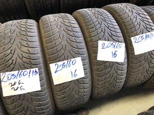 4 x Nokian WR 205-60-16 Winterbanden 6mm, Auto-onderdelen, Banden en Velgen, 16 inch, Winterbanden, 205 mm, Personenwagen, Gebruikt