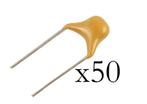 47nf Multilayer keramische condensatoren - 50 stuks, Verzenden, Nieuw