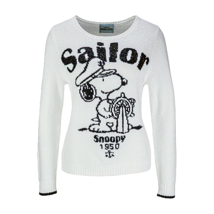 Frogbox goes Princess • witte trui Snoopy • 36, Kleding | Dames, Truien en Vesten, Wit, Nieuw, Maat 36 (S), Verzenden