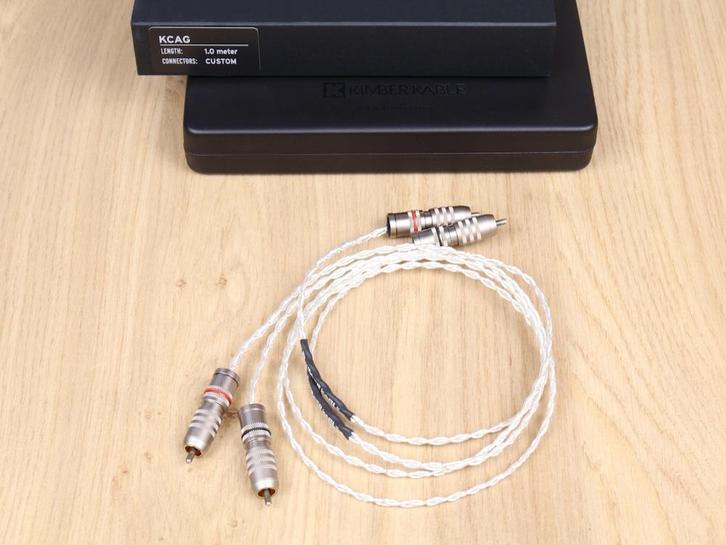 Kimber Kable KCAG silver audio interconnects Siltech SST RCA, Audio, Tv en Foto, Audiokabels en Televisiekabels, Overige kabels