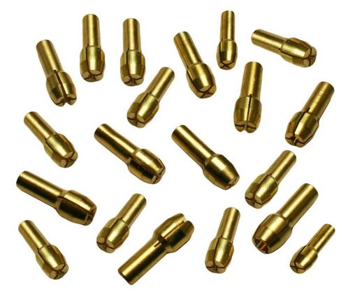 Complete set van 20 spantangen (4.8 mm), voor o.a. dremel, Doe-het-zelf en Verbouw, Gereedschap | Handgereedschap, Nieuw, Ophalen of Verzenden