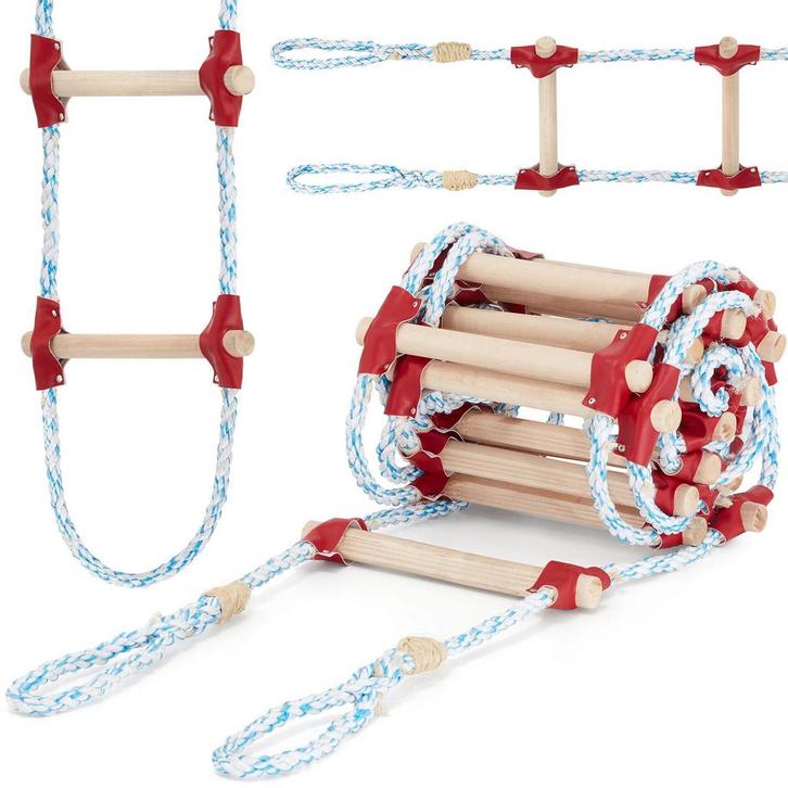 Touwladder - dakladder - 2 meter, Doe-het-zelf en Verbouw, Ladders en Trappen, Nieuw, Ophalen of Verzenden