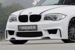 Rieger voorbumper | 1er E82, E88 (182 / 1C): 10.07- - Coupé,, Verzenden, Nieuw, BMW