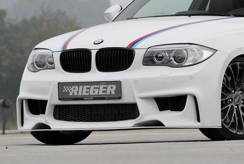 Rieger voorbumper | 1er E82, E88 (182 / 1C): 10.07- - Coupé,, Auto-onderdelen, Carrosserie en Plaatwerk, Nieuw, BMW, Verzenden