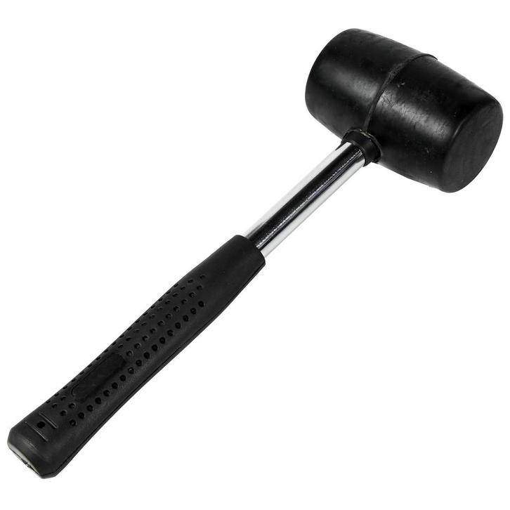 Benson Rubberen hamer - stalen steel - schokdempend - 30..., Tuin en Terras, Hand-tuingereedschap, Overige soorten, Nieuw, Ophalen of Verzenden