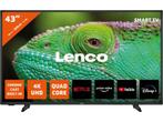 Lenco LED-4353BK - 43 4K Android Smart TV - Zwart, Verzenden, Nieuw