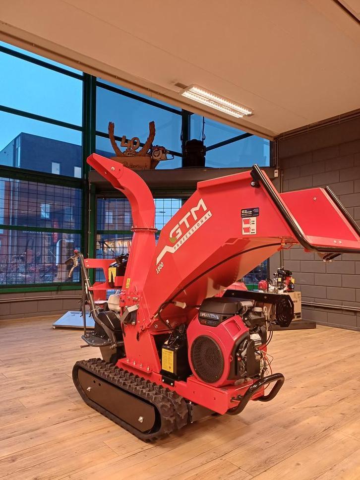 GTM 1800R hakselaar versnipperaar op rups Honda Pro benzine, Tuin en Terras, Hakselaars, Nieuw, Benzine, Ophalen