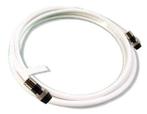 High End WIT Coaxkabel 2xF met weatherboot, Ophalen of Verzenden, Nieuw, Tv-kabel