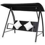 TRUUSK Hollywood-schommel voor 3 personen - Polyrotan en met, Verzenden, Nieuw