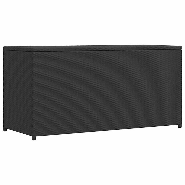 vidaXL Tuinbox 120x50x60 cm poly rattan zwart, Tuin en Terras, Overige Tuin en Terras, Nieuw, Verzenden