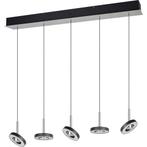 LED Hanglamp - Trio Select Guano - 5 Lichtpunten van 8 Watt, Ophalen of Verzenden, Nieuw, Metaal