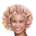 Kaki Satijnen Slaapmuts / Haar bonnet van Satijn / Satin hai, Ophalen of Verzenden, Nieuw