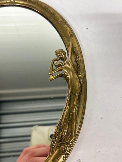 Spiegel - Messing, Antiek en Kunst, Curiosa en Brocante