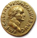 Romeinse Rijk. Vespasian (69-79 n.Chr.). AV Aureus,  Rome