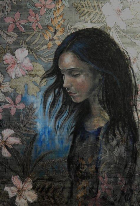 Jacqueline Klein Breteler - “Harmony.”-painting on a, Antiek en Kunst, Kunst | Schilderijen | Modern