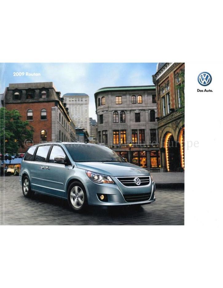 2009 VOLKSWAGEN ROUTAN BROCHURE ENGELS (USA), Boeken, Auto's | Folders en Tijdschriften, Volkswagen