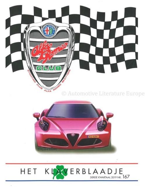 2019 ALFA ROMEO CLUB HET KLAVERBLAADJE 167 NEDERLANDS, Boeken, Auto's | Folders en Tijdschriften, Alfa Romeo