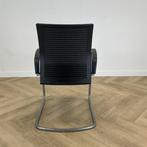 vergaderstoel Ahrend, groene/zwarte stoffering - grijze, Gebruikt, Zwart, Ophalen of Verzenden, Eén