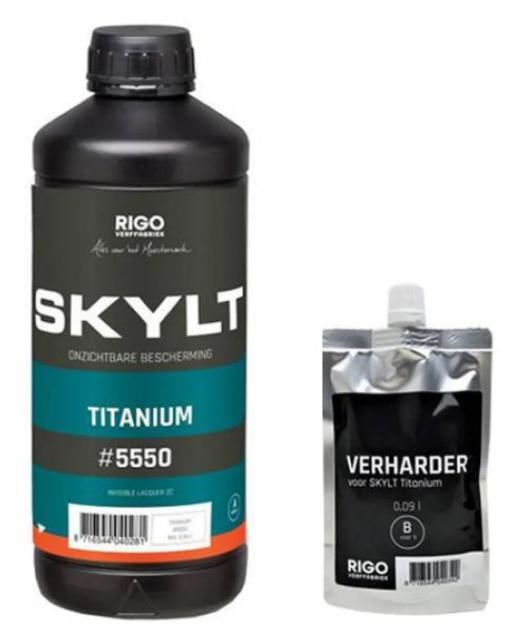 RIGOSTEP SKYLT 2K Ultramat Lak TITANIUM voor kleurverdieping, Doe-het-zelf en Verbouw, Verf, Beits en Lak, Nieuw, Ophalen of Verzenden
