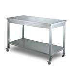 HCB Basic-line Werktafel - 140 x 70 x 85 cm - verrijdbaar -, Zakelijke goederen, Horeca | Keukenapparatuur, Verzenden, Nieuw in verpakking