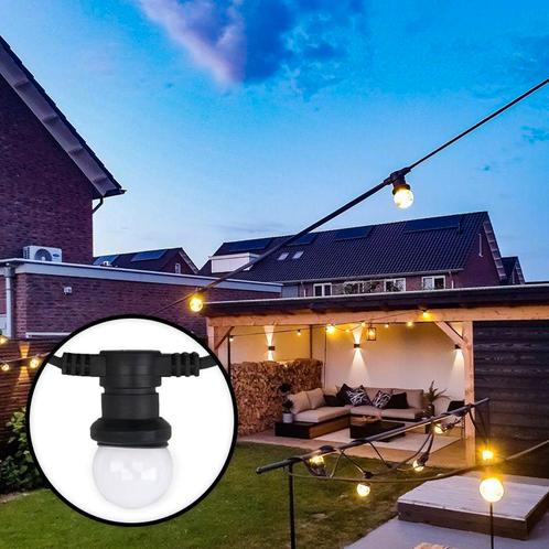 15m prikkabel inclusief 30 transparante lampjes, Tuin en Terras, Buitenverlichting, Nieuw, Ophalen of Verzenden