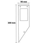 LED Tuinverlichting - Wandlamp Buiten - Kavy 1 - E27 Fitting, Nieuw, Ophalen of Verzenden, Hanglamp, Led