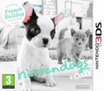 3DS Nintendogs + Cats: French Bulldog & New Friends, Spelcomputers en Games, Verzenden, Zo goed als nieuw