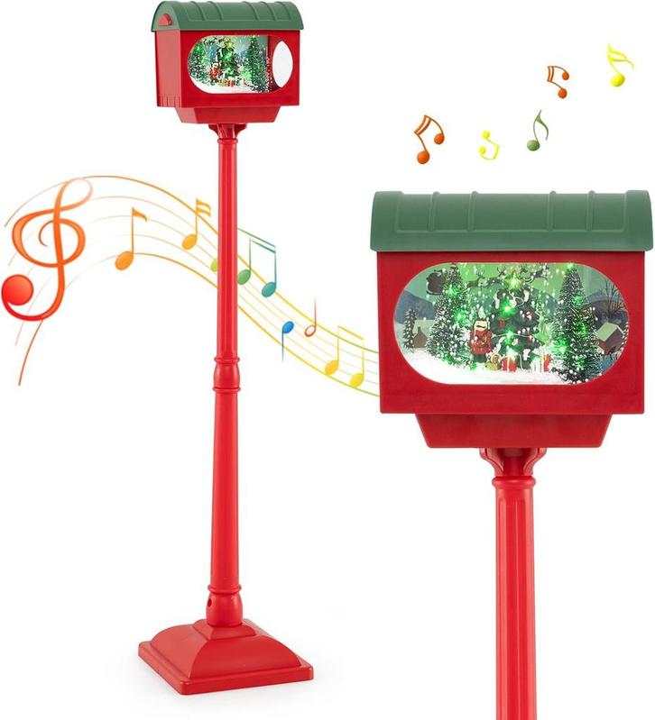 Kerstversiering - Kerstverlichting - Kerstlantaarn - Rood -, Diversen, Kerst, Zo goed als nieuw, Verzenden