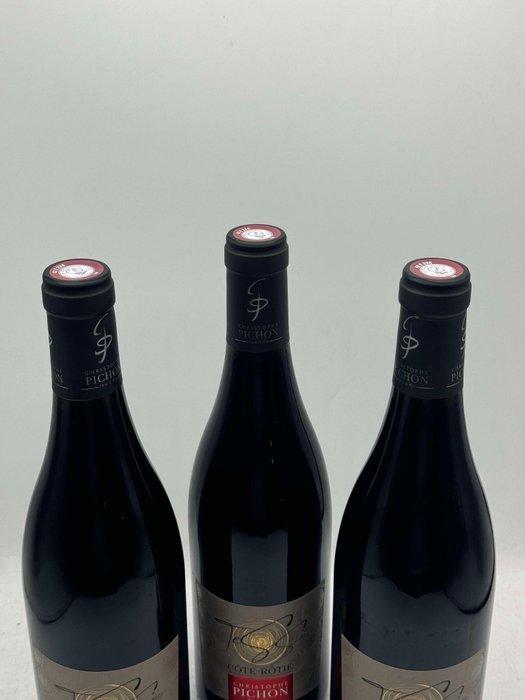 2022 Christophe Pichon Tess - Côte Rotie - 3 Flessen (0.75, Verzamelen, Wijnen