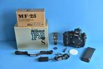 Nikon F4s body (incl. Nikon MB-21) + Nikon MF-23 + Nikon, Audio, Tv en Foto, Fotocamera's Analoog, Nieuw