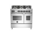 BERTAZZONI MAS906MFEDXTFornuis 90 cm3731.50, Witgoed en Apparatuur, Fornuizen, Ophalen of Verzenden, Nieuw, Vrijstaand, Energieklasse A of zuiniger