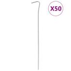 vidaXL Tentharingen 50 st Ø3 mm 23 cm gegalvaniseerd staal, Caravans en Kamperen, Verzenden, Nieuw