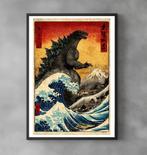 Sato Hageshi - Kaiju of Kanagawa – Godzilla - Pop Art -