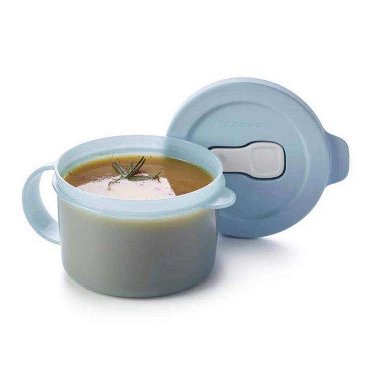 Tupperware CrystalWave Soepkom Lichtblauw, Huis en Inrichting, Keuken | Tupperware, Blauw, Nieuw, Ophalen of Verzenden