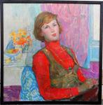 Chernov Leonid Ivanovich (1915-1990) - Ritratto di Ionka, Antiek en Kunst