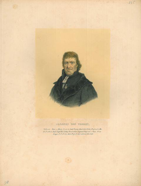 Portrait of Johannes van Voorst, Antiek en Kunst, Kunst | Etsen en Gravures