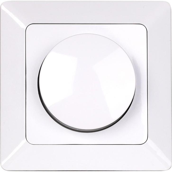 LED Dimmer - Aigi - Inbouw - Enkel Knop - 3-60W - Incl., Doe-het-zelf en Verbouw, Elektra en Kabels, Nieuw, Ophalen of Verzenden