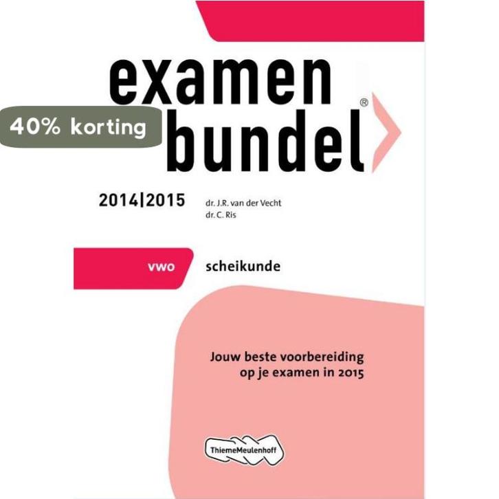 Scheikunde / Vwo 2014/2015 / Examenbundel 9789006080827, Boeken, Schoolboeken, Zo goed als nieuw, Verzenden