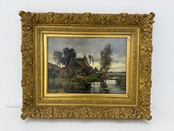 Chris van der Windt (1977-1952) - Boerderij aan het water beschikbaar voor biedingen