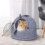 Transportmand Transportbox Voor Katten Honden, Rieten Grot M, Dieren en Toebehoren, Katten-accessoires, Nieuw, Verzenden