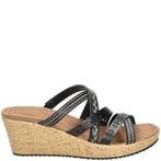 Skechers Luxe Foam sleehak voor dames in het Zwart, Skechers, Verzenden, Zwart, Nieuw