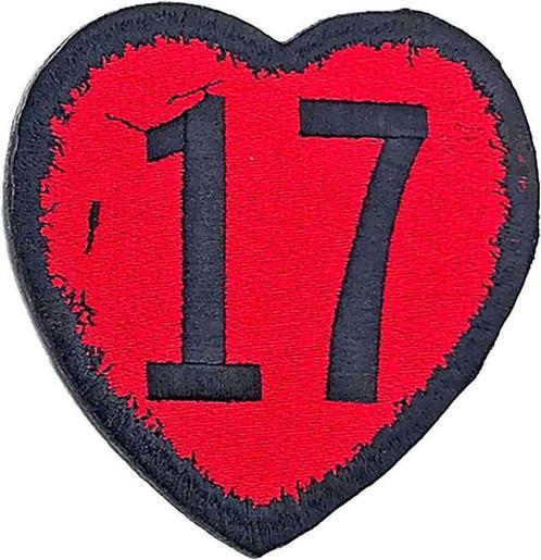 Sex Pistols - 17 Heart - patch officiële merchandise, Verzamelen, Muziek, Artiesten en Beroemdheden, Kleding, Nieuw, Ophalen of Verzenden