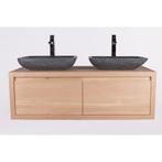 Badkamermeubel Casajoy City 120x50x40cm Eiken, Doe-het-zelf en Verbouw, Sanitair, Ophalen of Verzenden, Nieuw, Bad