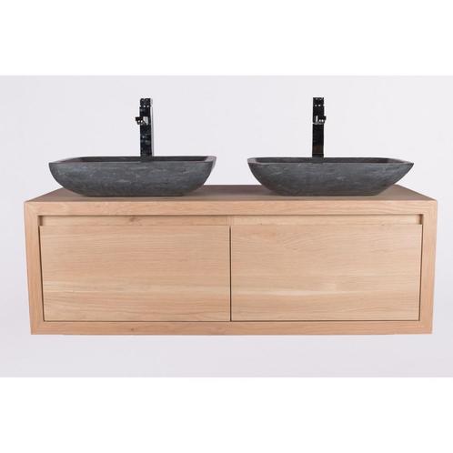 Badkamermeubel Casajoy City 120x50x40cm Eiken, Doe-het-zelf en Verbouw, Sanitair, Bad, Nieuw, Ophalen of Verzenden