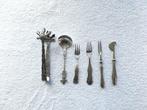 Suikertang (5) - .833 zilver - 1850-1900 - vork lepeltjes, Antiek en Kunst