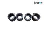 Inlaat Rubber Kawasaki GPZ 600 R (GPZ600R ZX600A), Motoren, Onderdelen | Kawasaki, Verzenden, Gebruikt