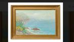 Co Breman (1865-1938) - Kustgezicht Nervi bij Genua Italia, Antiek en Kunst