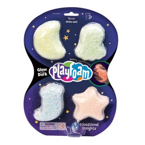 Educational Insights - Playfoam Glow in the Dark 4-pack, Kinderen en Baby's, Speelgoed | Educatief en Creatief